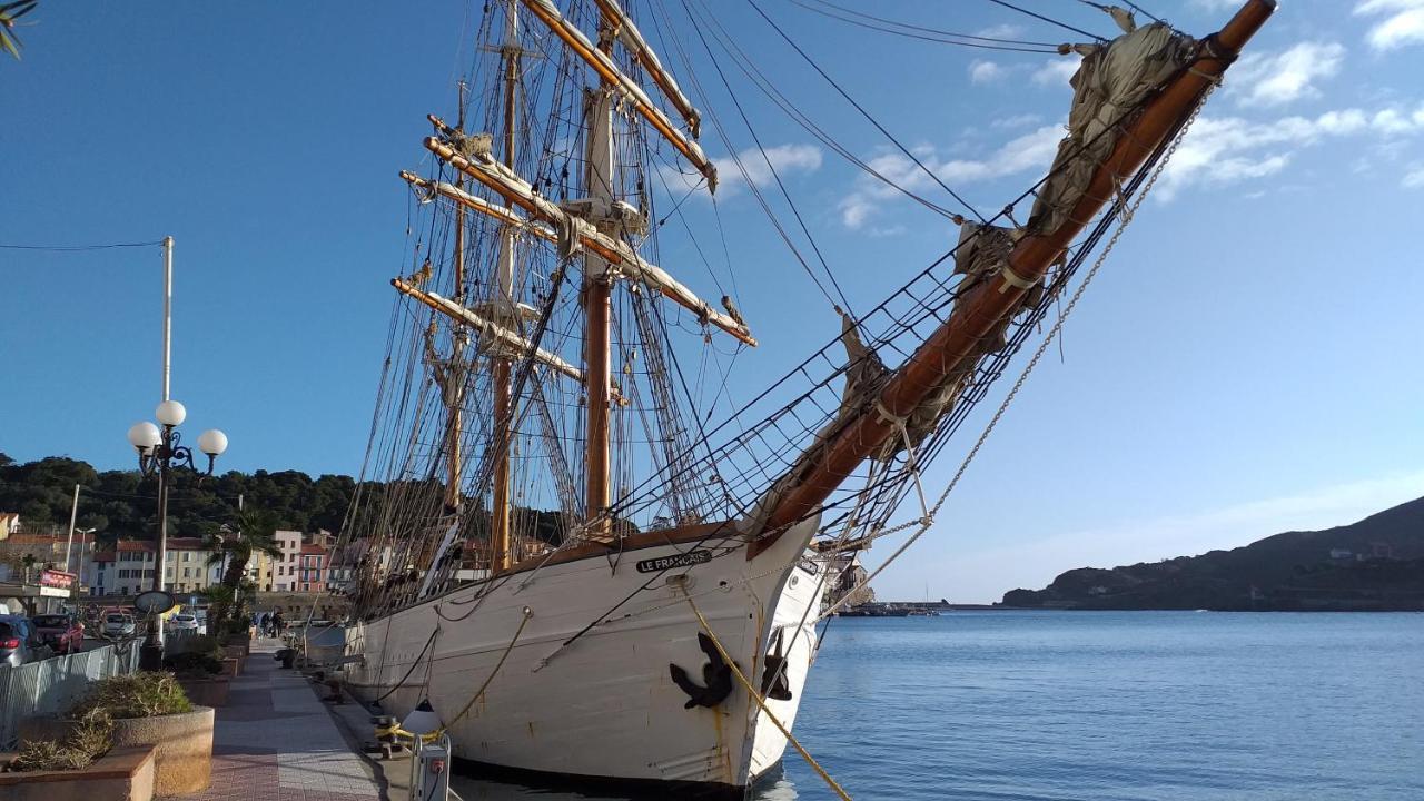 Studio Baie Azur Port Vendres Bagian luar foto